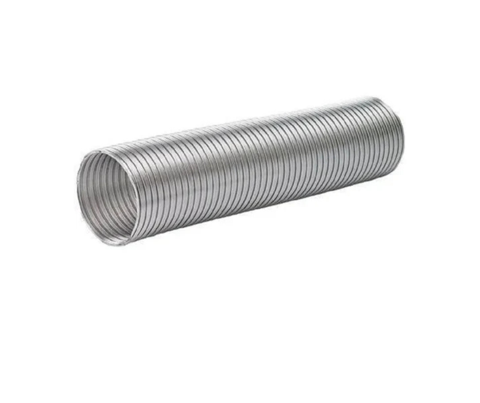 Aluminium Chimney Exhaust Pipe 6 Inch - Silver