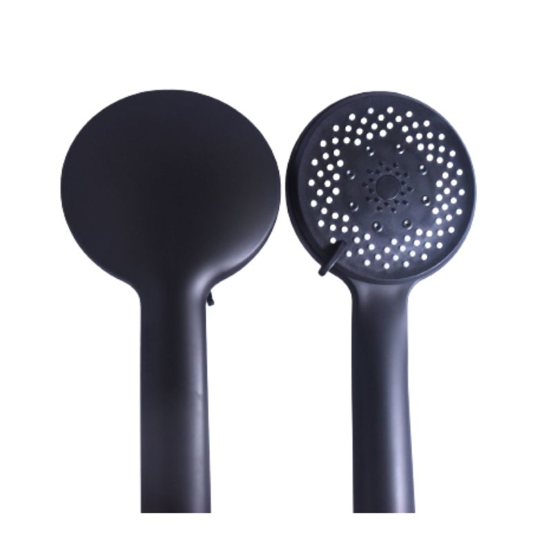 High Pressure Handheld Bathroom Shower Head - Black