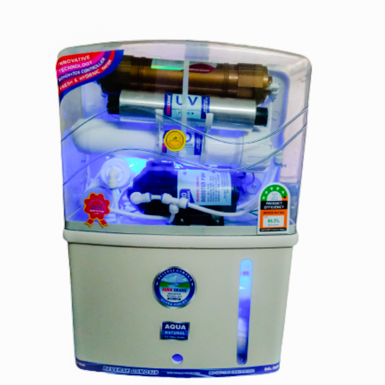 Aqua Grand Plus LED RO Water Purifier with Copper Cartridge - White