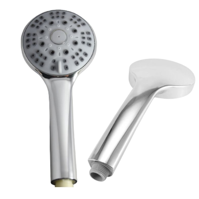 Water Pressure Boosting Bathroom Shower Head - White