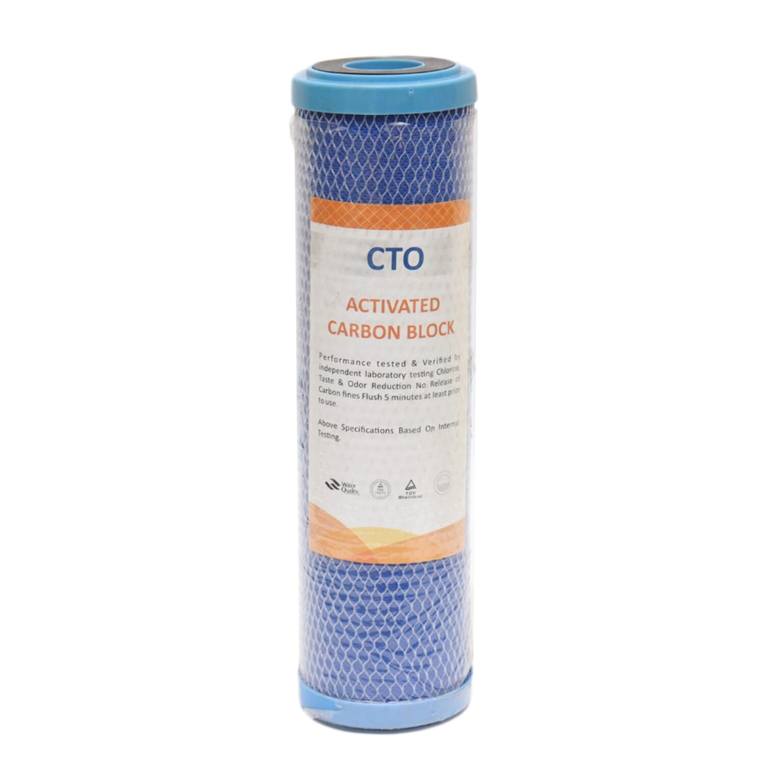 CTO Activated Carbon Block Water Filter Cartridge - Blue