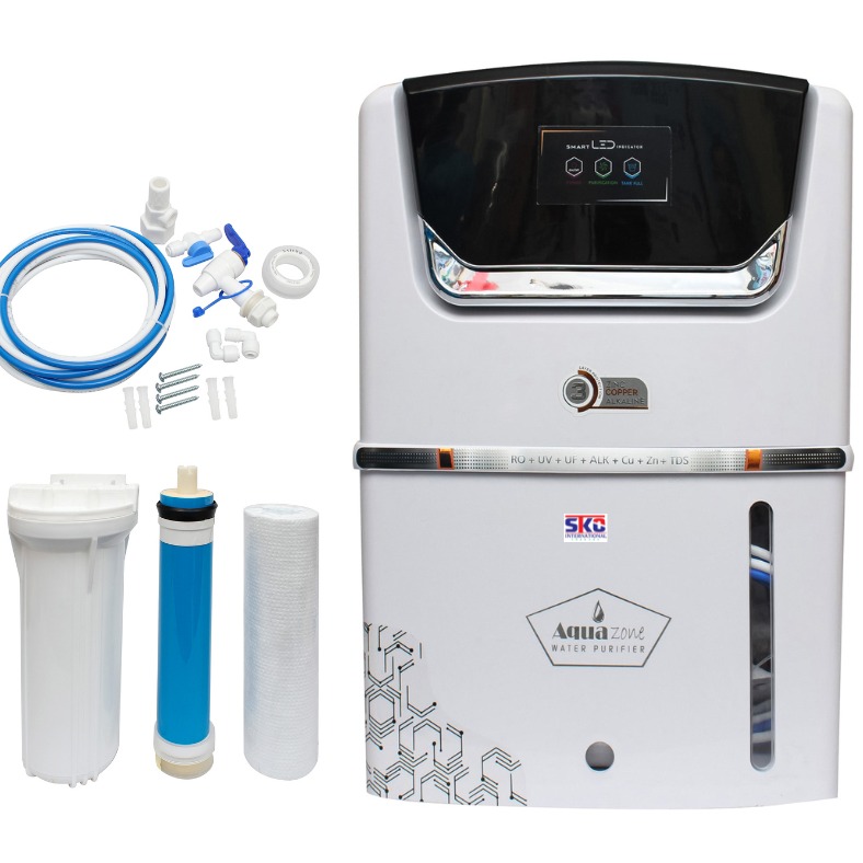 Aqua Zone Smart LED Water Purifier 12 LPH - Off White