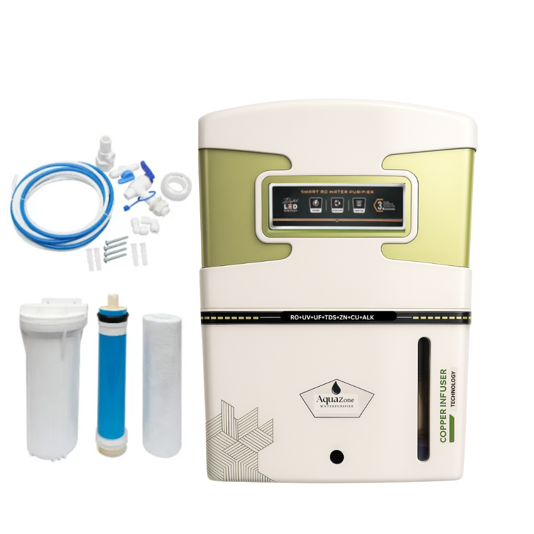 Aqua Zone IQ Smart LED Water Purifier - White