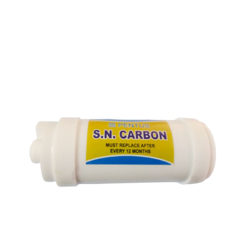  S.N Carbon Cartridge for All Water Purifiers  4 Inch - White