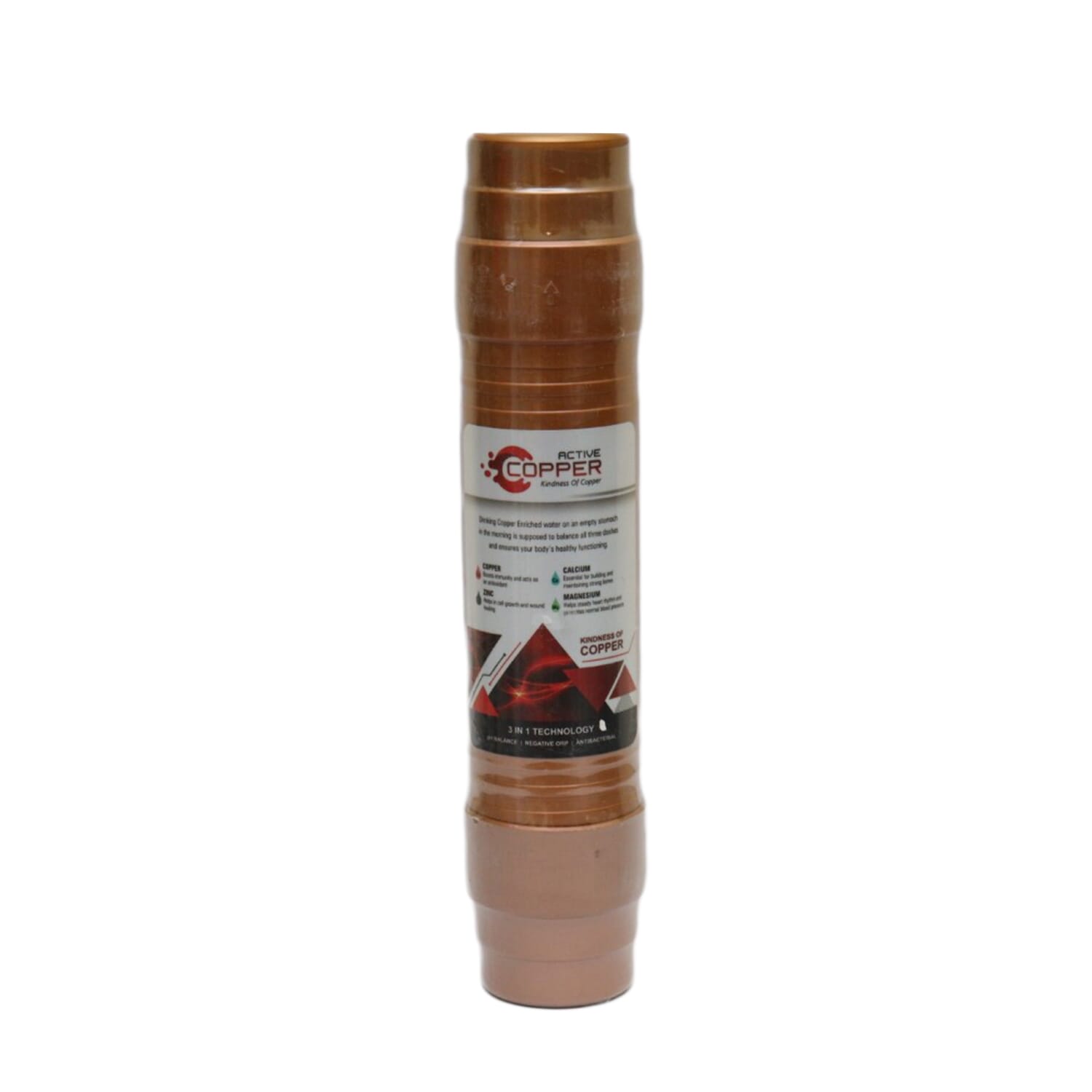 Active Copper Water Filter - White
