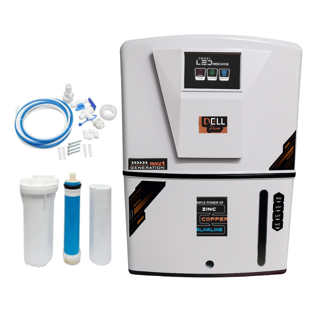 Aqua Dell Smart LED Water Purifier 12 LPH - White