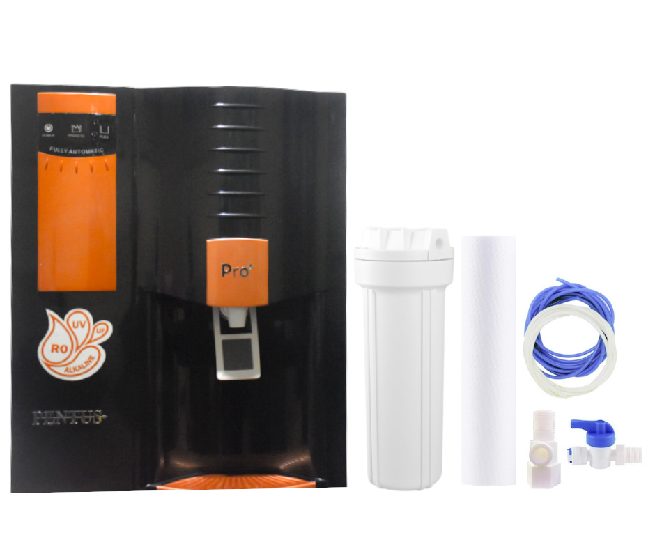 Bio Pure Alkaline RO UV UF Water Purifier 7.5 LPH - Black