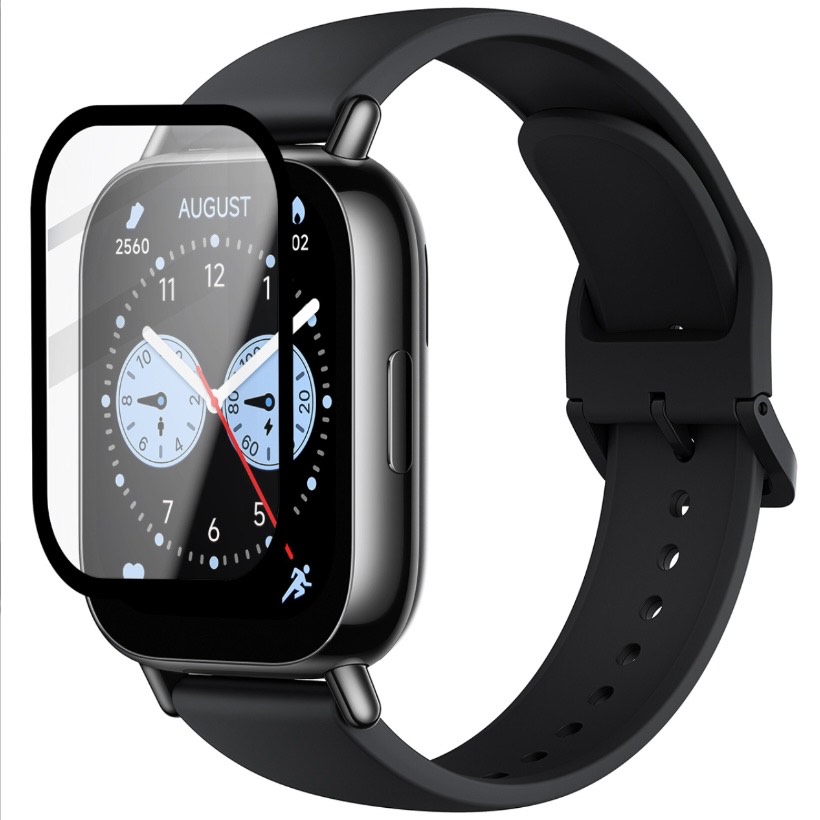 Redmi Watch 5 Lite Tempered Glass Protector Anti-Scratch - Black