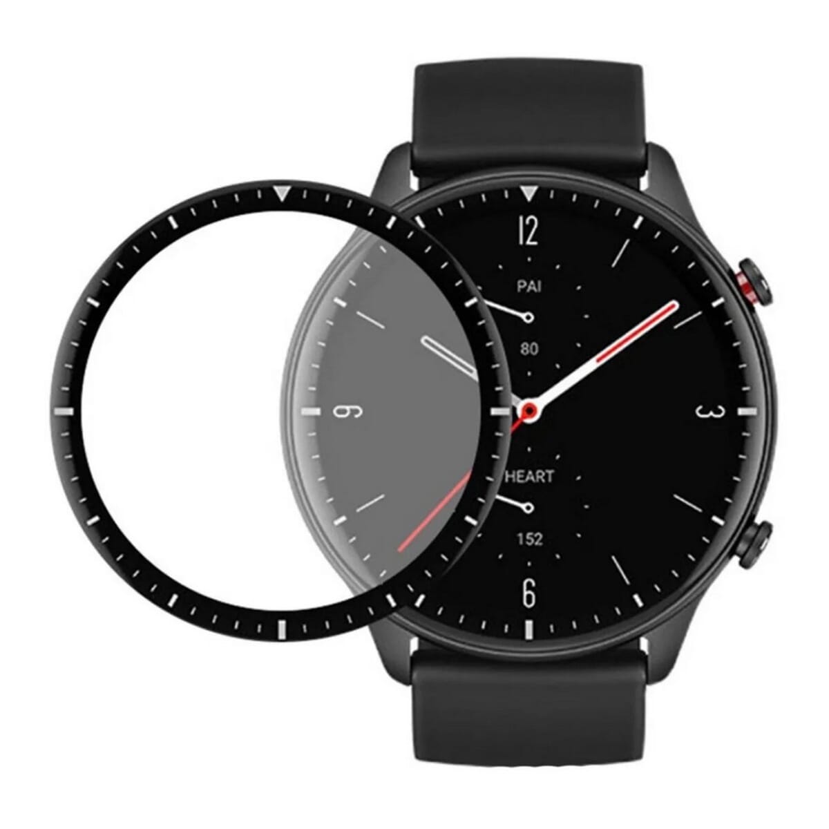 Amazfit GTR 2 New Version Full Glue Curved Tempered Glass - Black