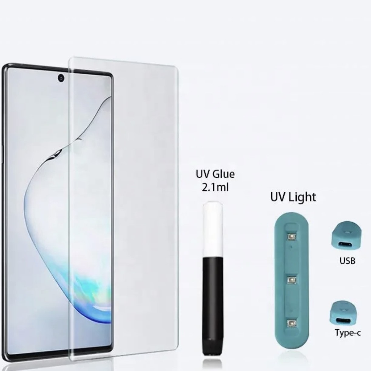UV Liquid Glue Glass - OnePlus 12R  Full Curved Tempered Glass Screen Protector