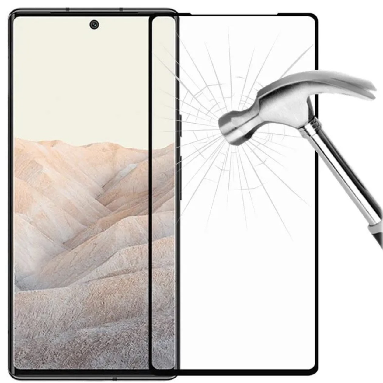 Google Pixel 6 Tempered Glass - Full Glue Curved Screen Protector