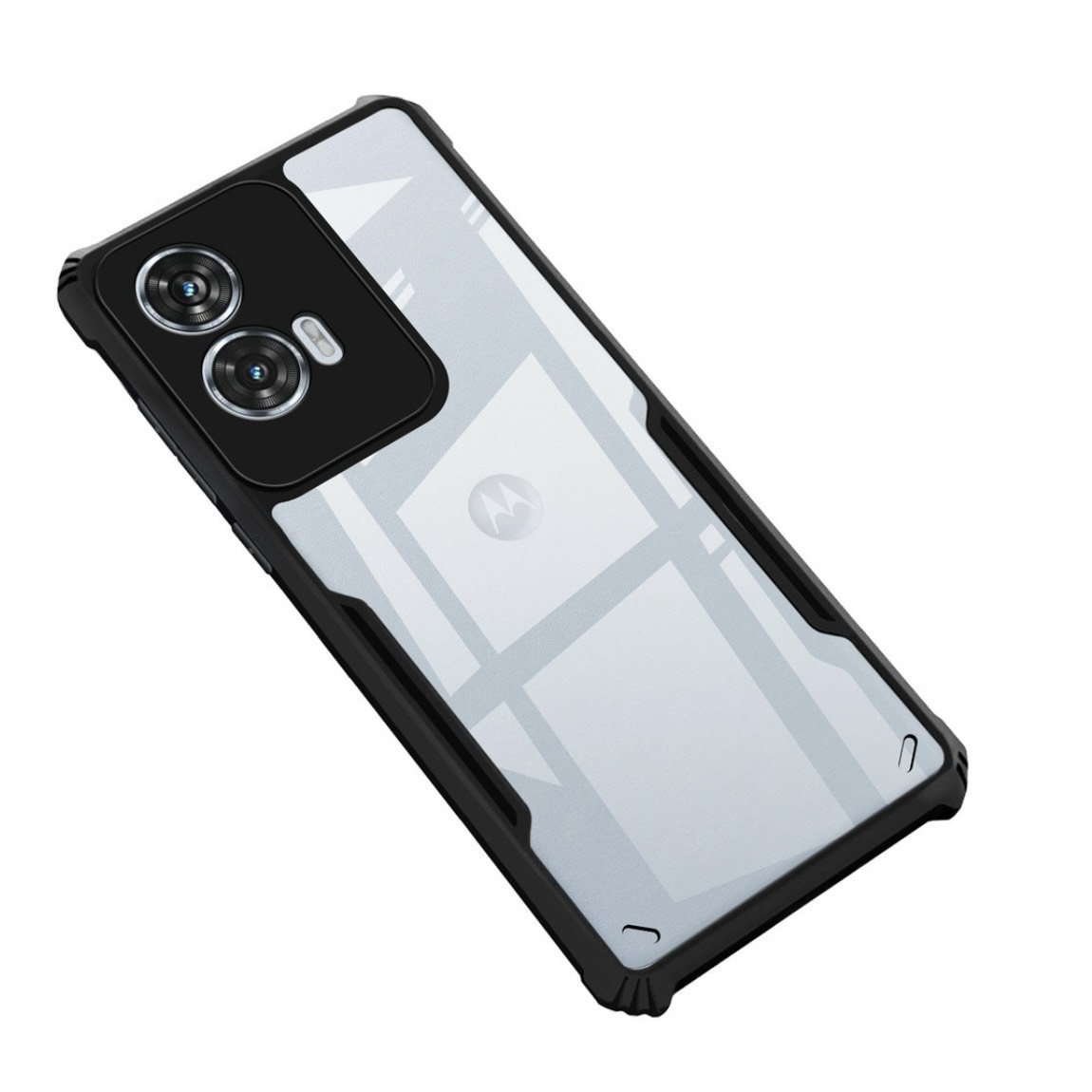 Motorola Edge 50 Fusion (5G) Clear Ipacky Back Case - Black