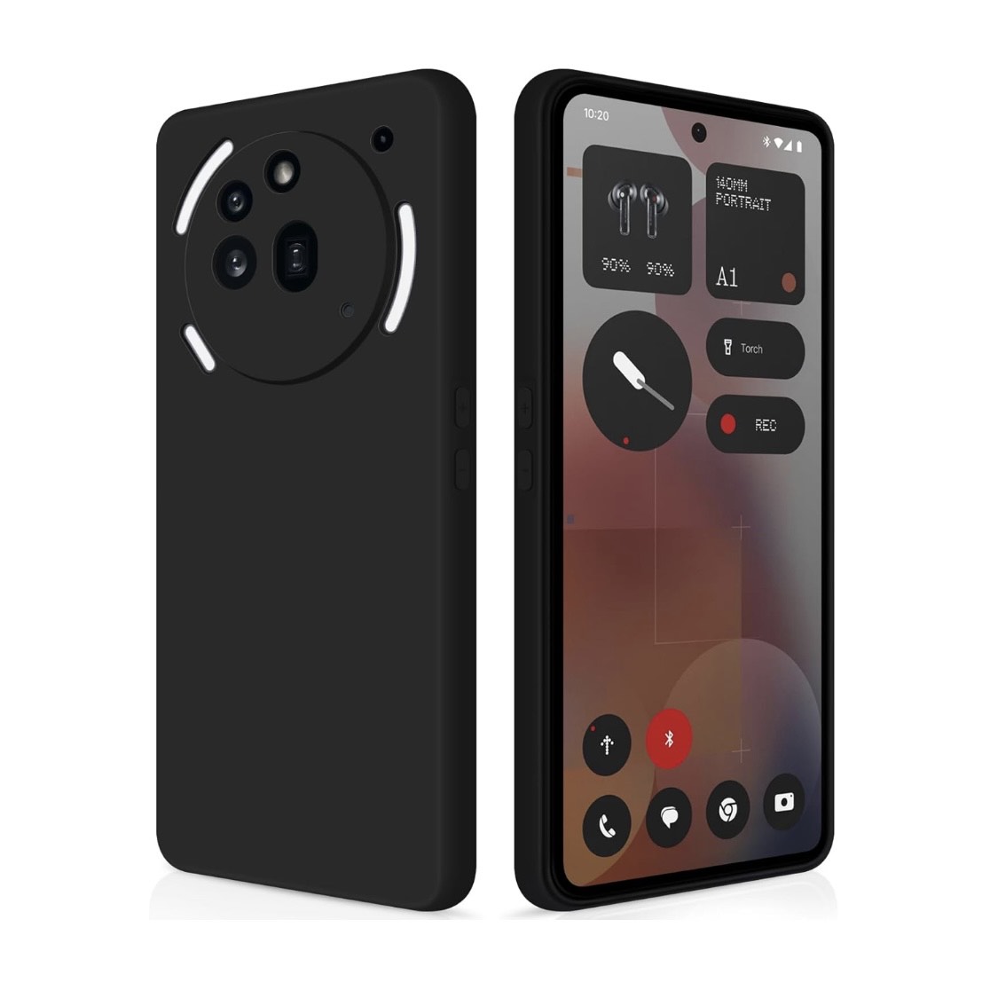 Nothing Phone 3A Pro (5G) Case, Stylish Slim Liquid Silicone Full-Body Protective Cover
