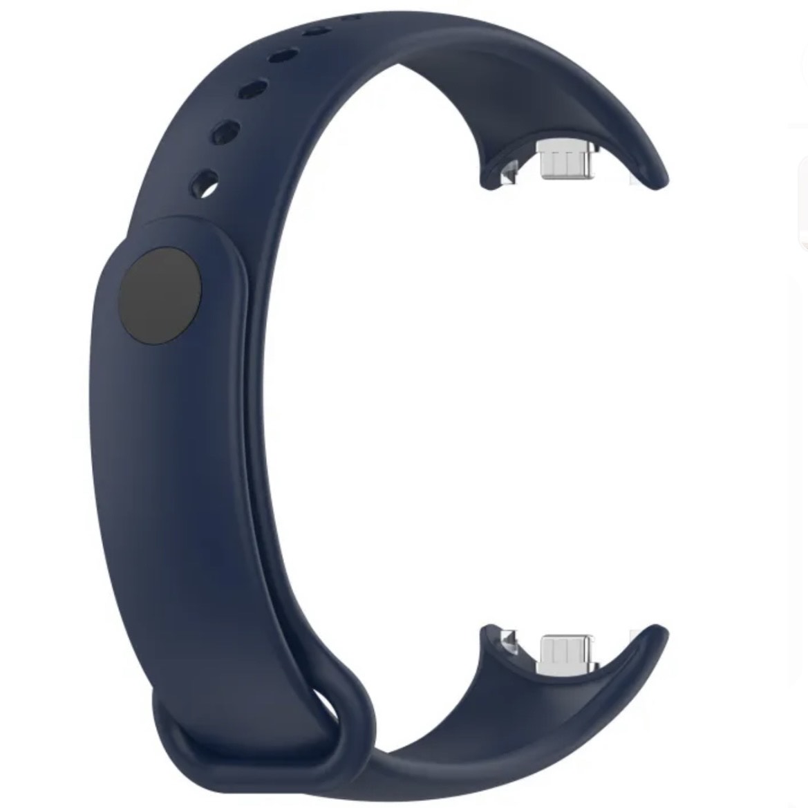 Soft Silicon Strap For Mi Band 8 - Blue (Free Size)
