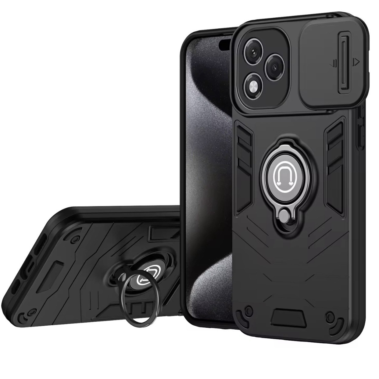 Honor 400 Lite Ring Stand Shockproof Armor Case