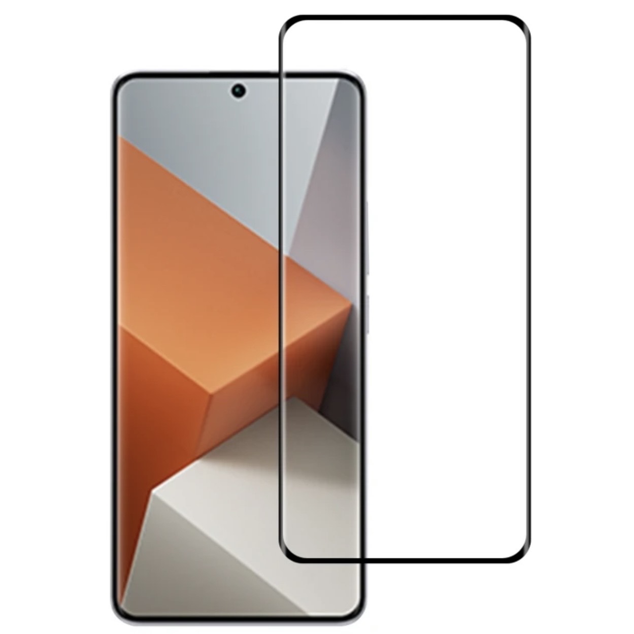 Xiaomi Redmi Note 13 Pro Plus 5G 3D Curved Edge Tempered Glass Film