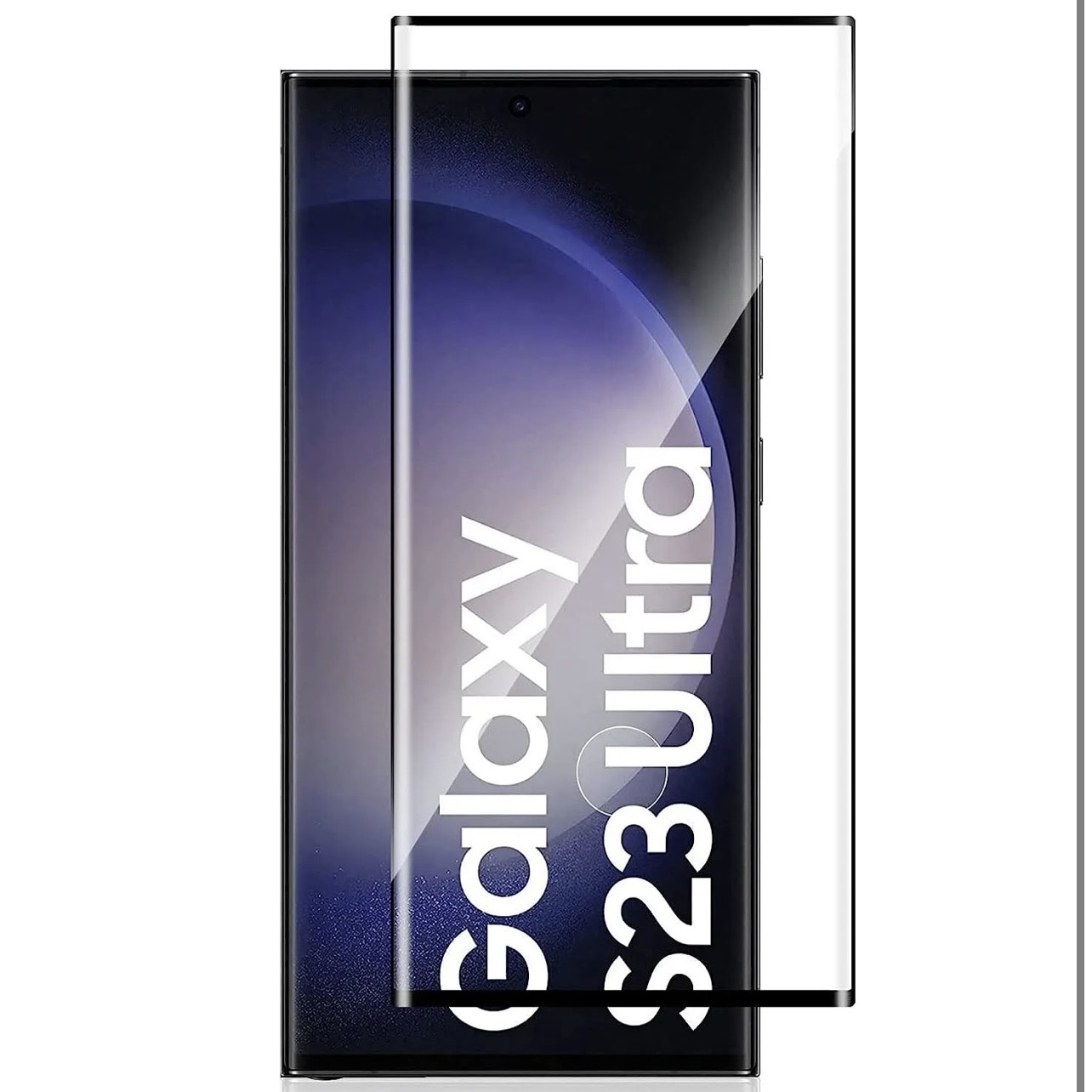 Screen Protector for Samsung Galaxy S23 Ultra - Uv Premium Curved Tempered Glass Full Glue