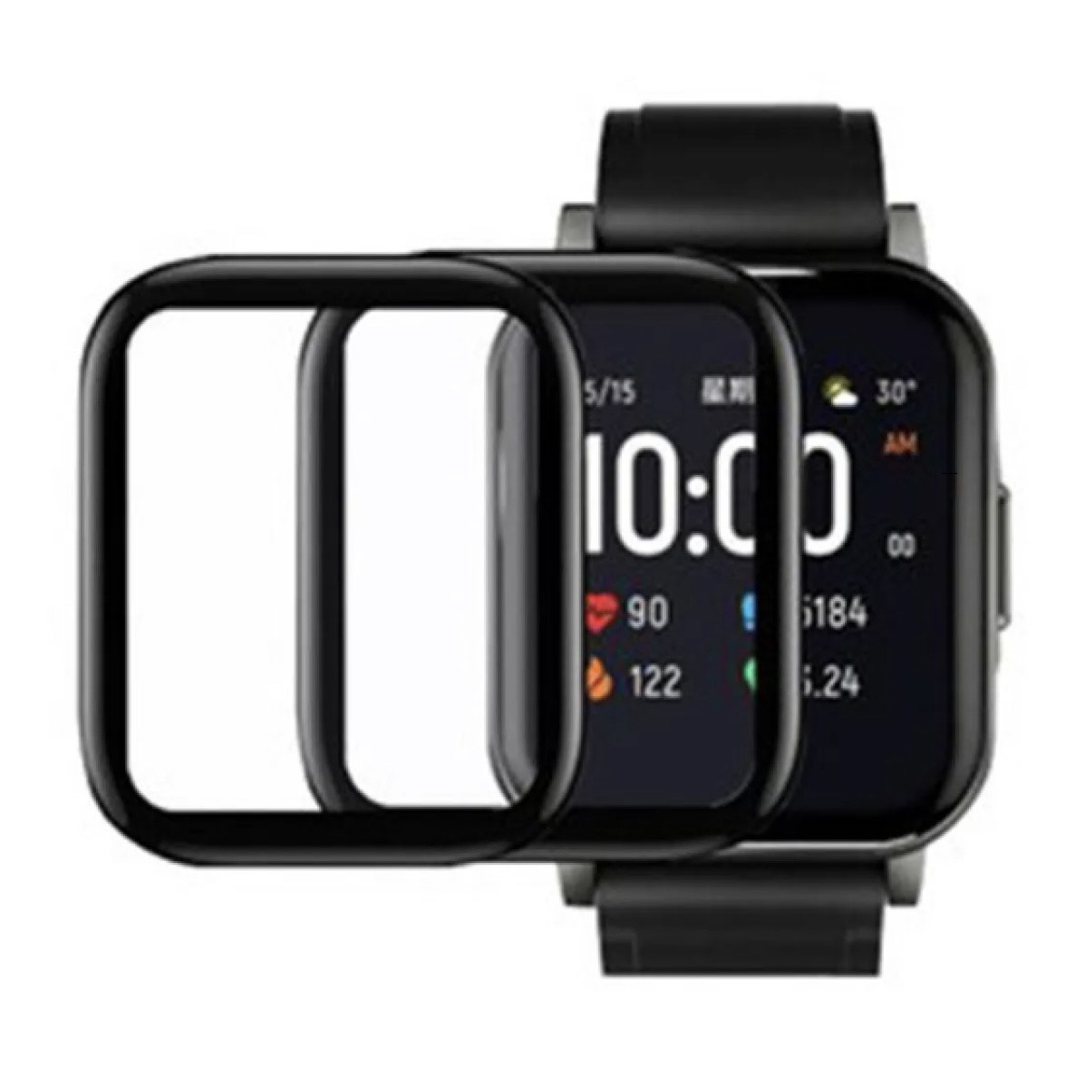 Haylou Smartwatch (LS - 02) Full Glue Clear Curved Edge Tempered Glass