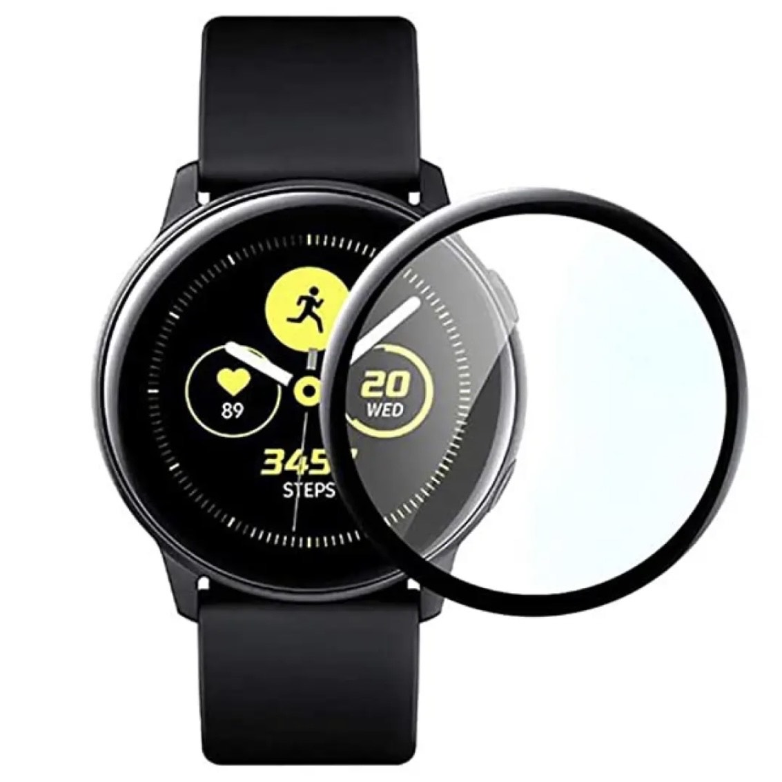 Samsung Watch Active 2 (40mm) Full Glue Curved Clear Flexible Tempered Glass