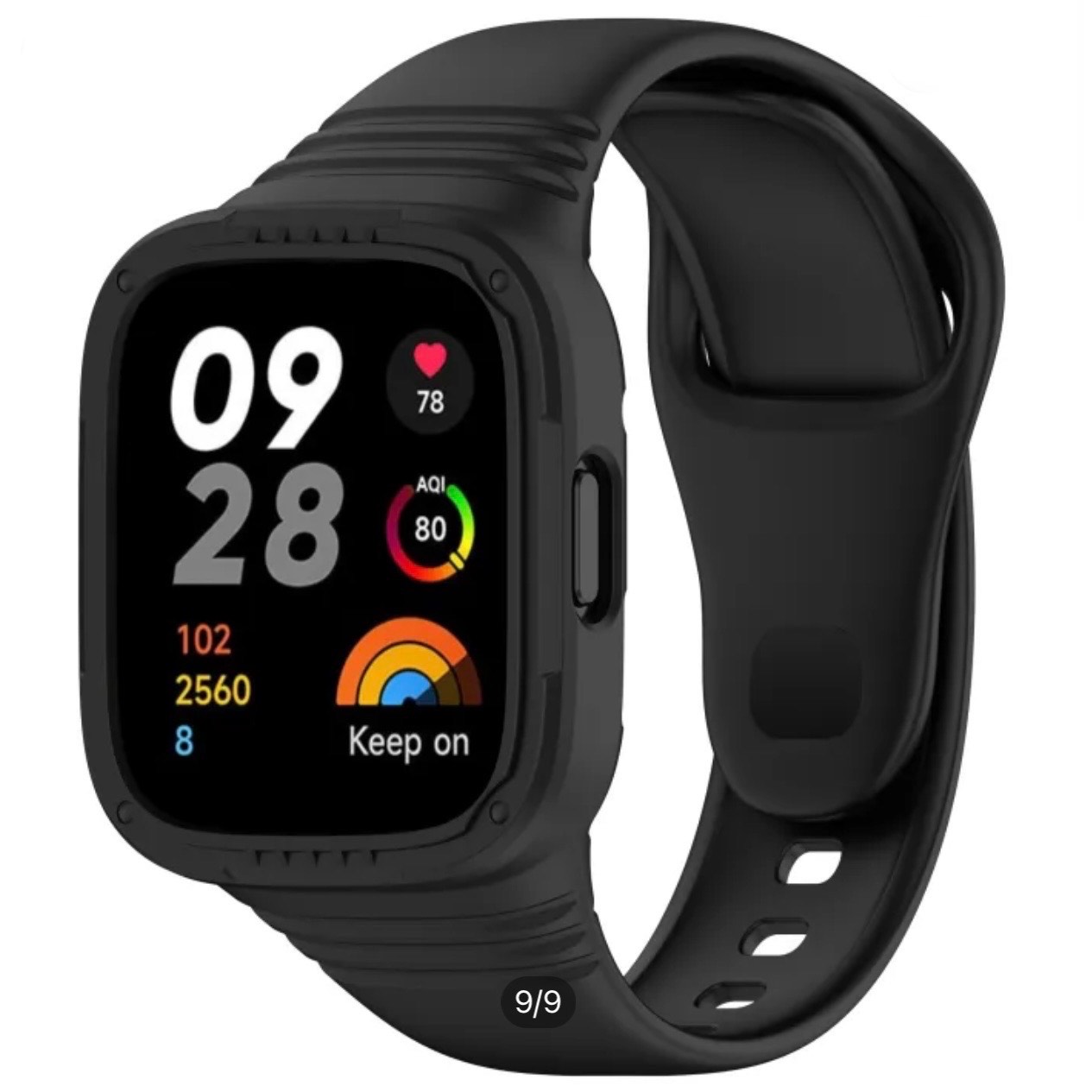 Silicone Strap with Case Replacement Bracelet for Redmi Watch 3 Active