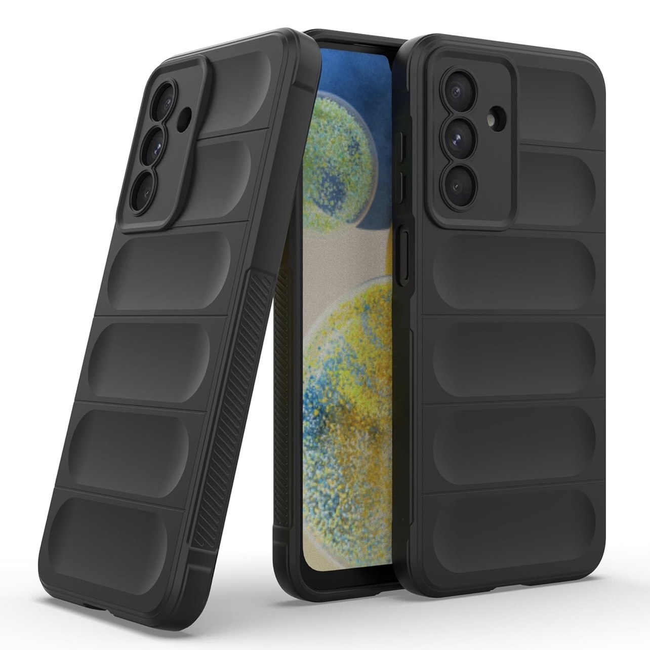 Samsung Galaxy A26 (5G) - Back Cover | Liquid Silicon Magic Case with Camera Protection | Black
