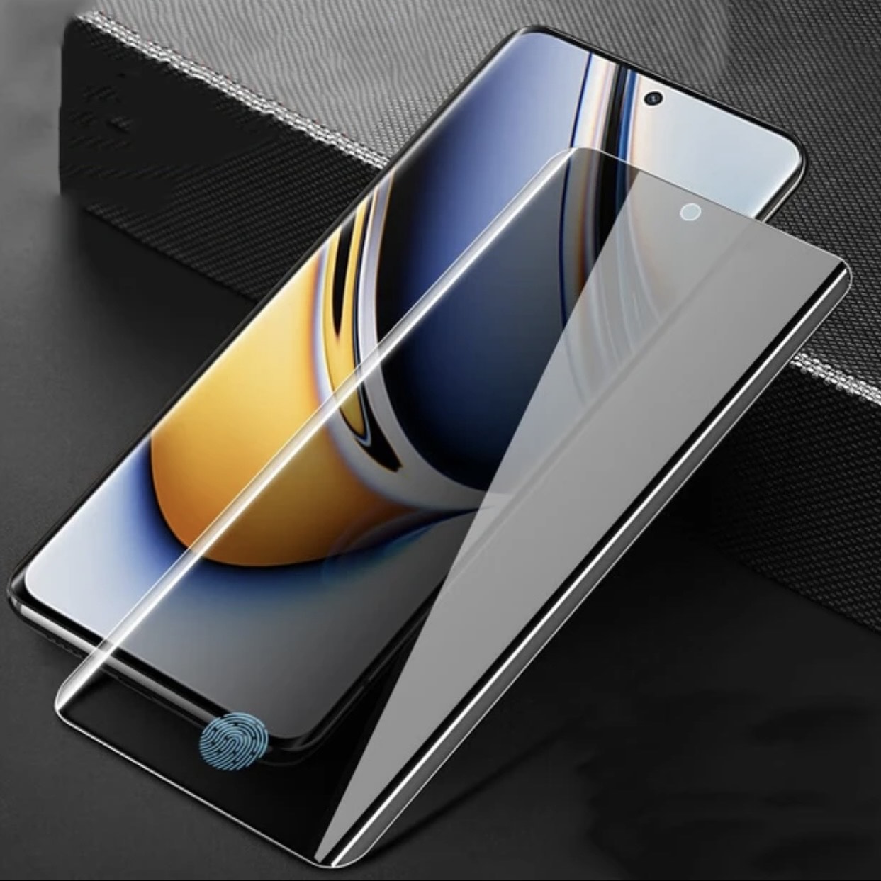 X-Mart 9H Privacy Uv Liquid Glue Glass For Realme 11 Pro Plus
