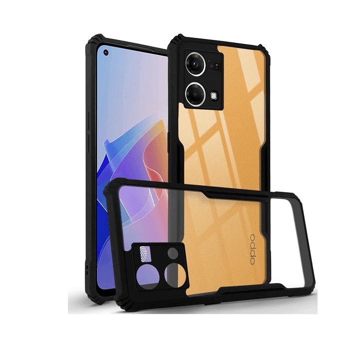 Ipaky Case With Back Transparent And Soft Edge For Oppo F21 S Pro (4G)
