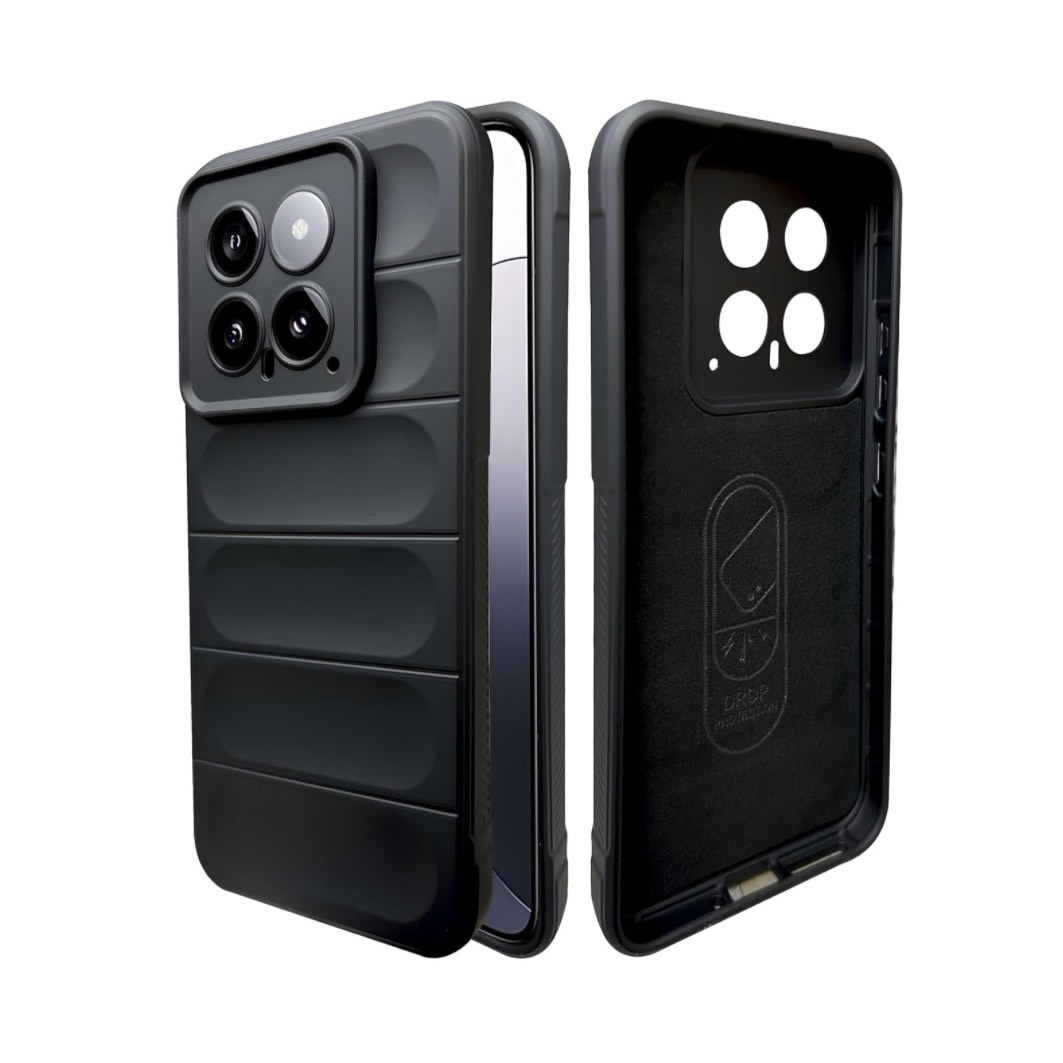 Xiaomi 14T  (5G) -Back Cover | Liquid Silicon Magic Case with Camera Protection | Black
