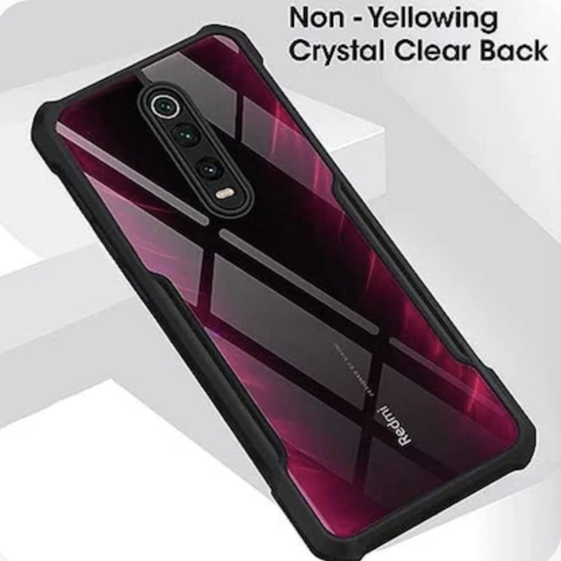 Ipaky Case Redmi K20 Pro Clear Transparent With Bumper Cover Case -Non Yellowing