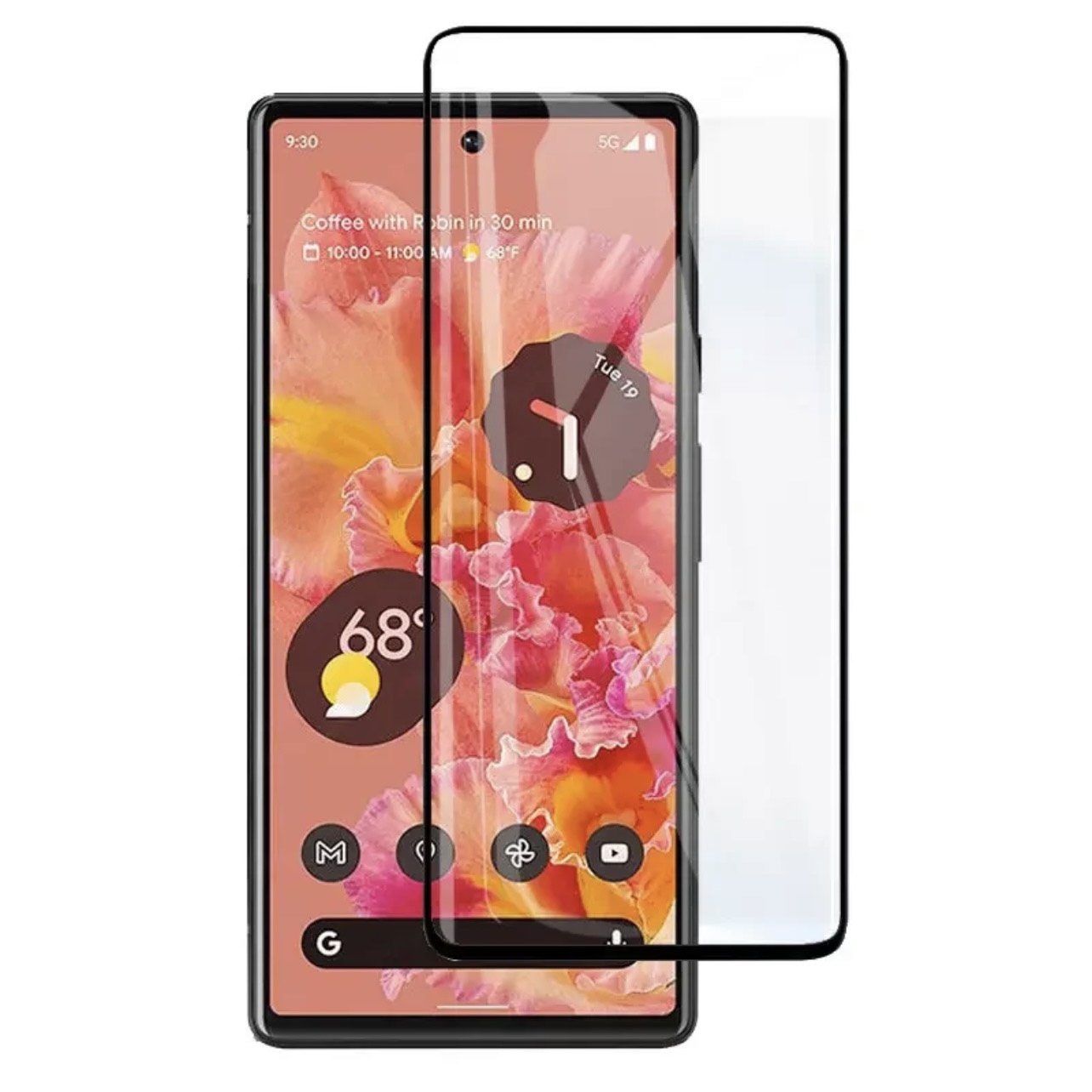 9D Full Glue Tempered Glass Screen Protector For Google Pixel 7Pro