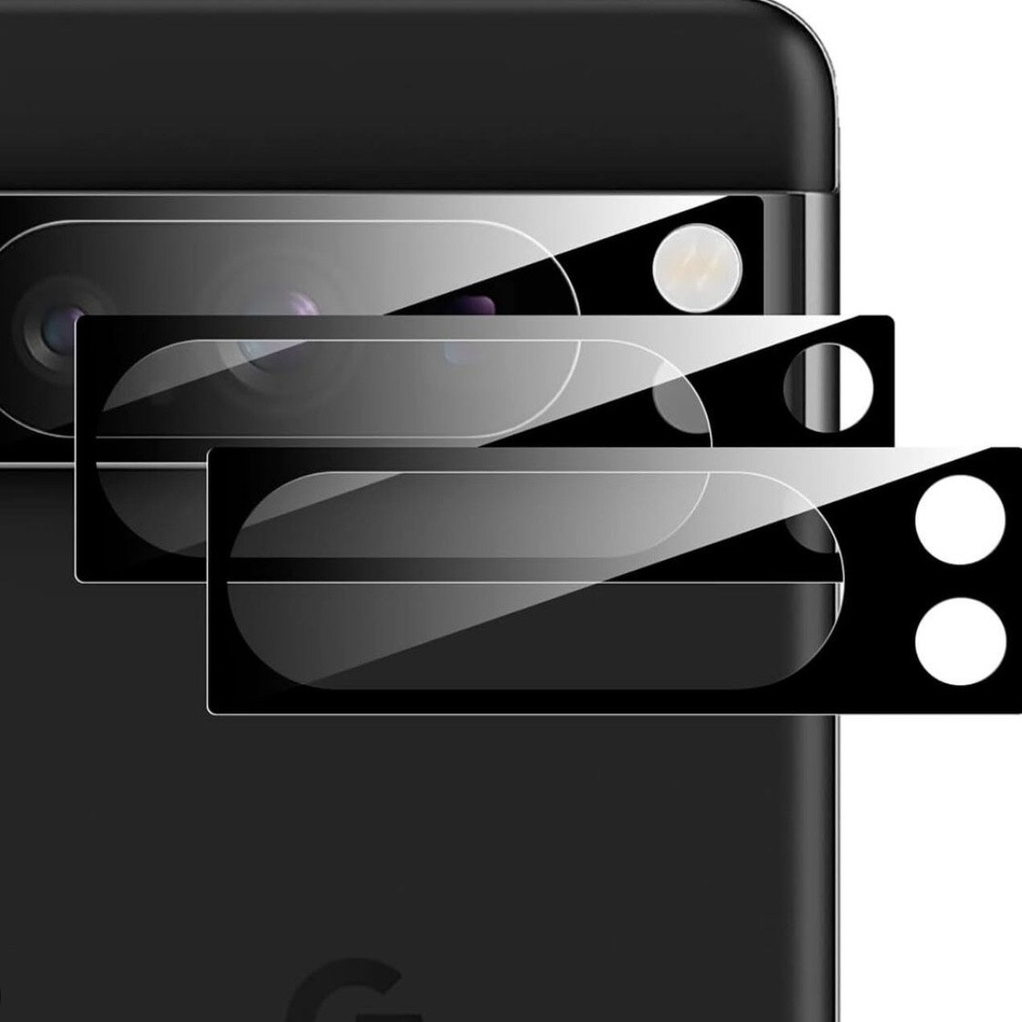 3D Camera Lens Protector For Google Pixel 8 Pro Premium Quality 
