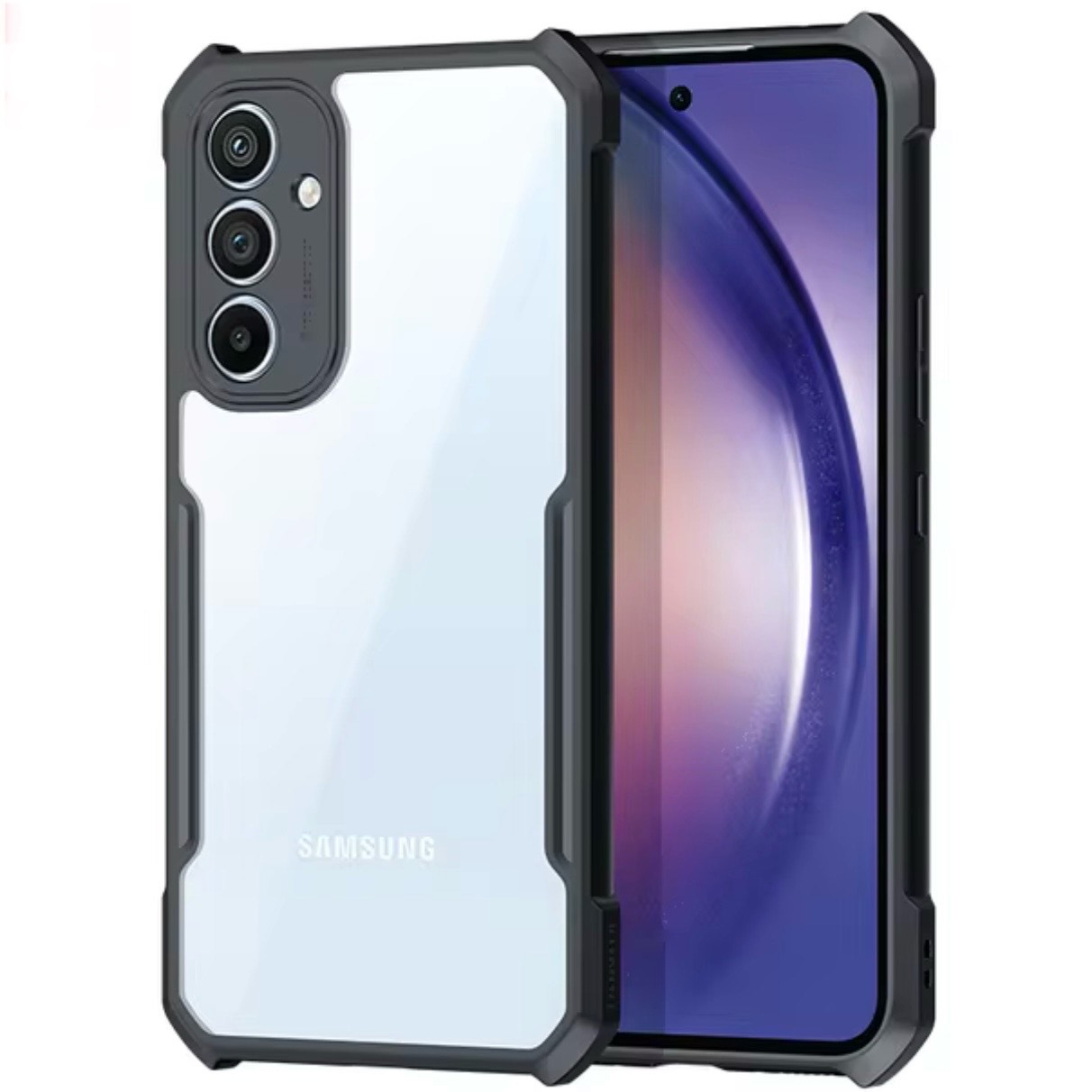 Samsung Galaxy  M14 (5G) Clear Transparent With Bumper Cover Case - Non Yellowing