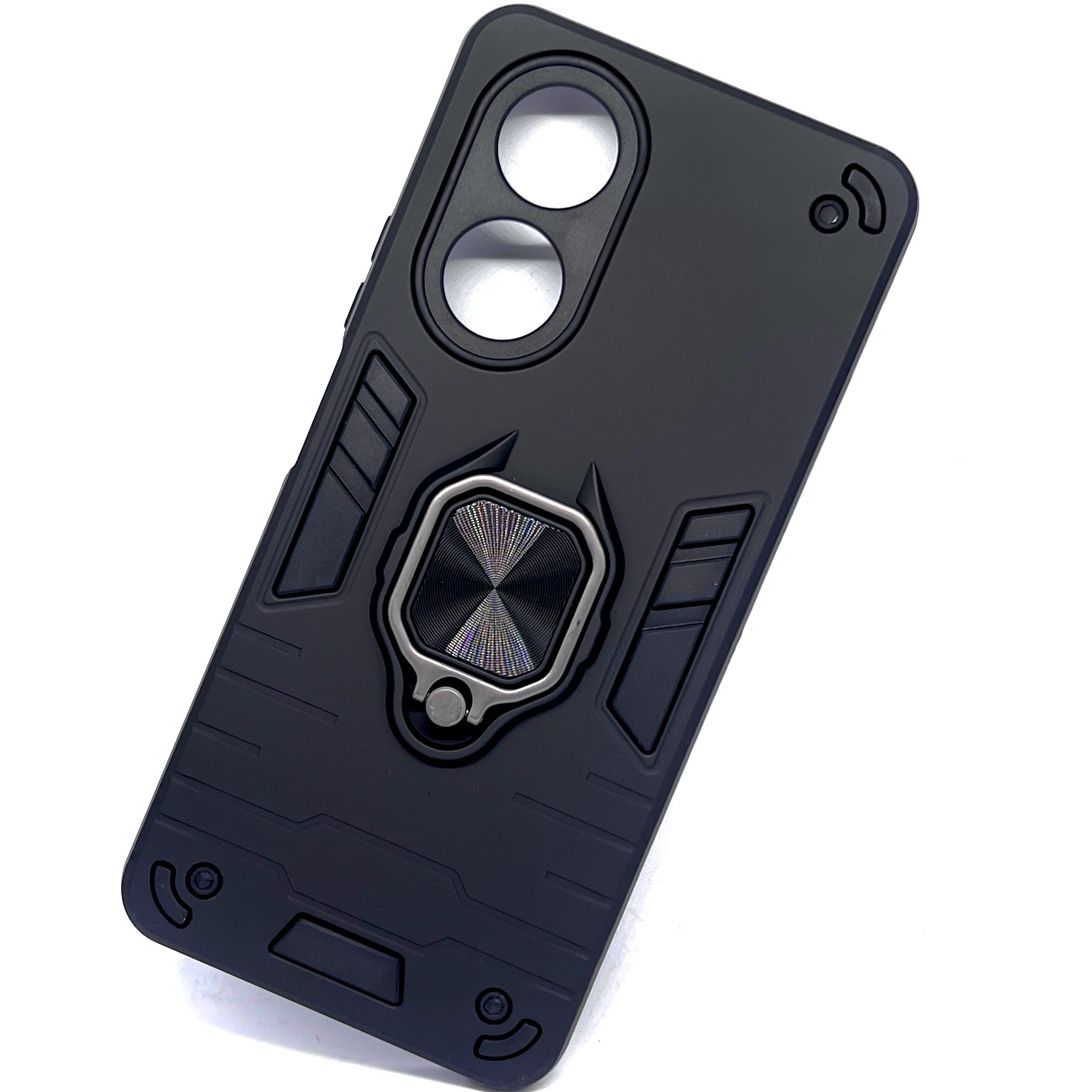 Ring Stand Shockproof Armor Case For Oppo A58 (4G)