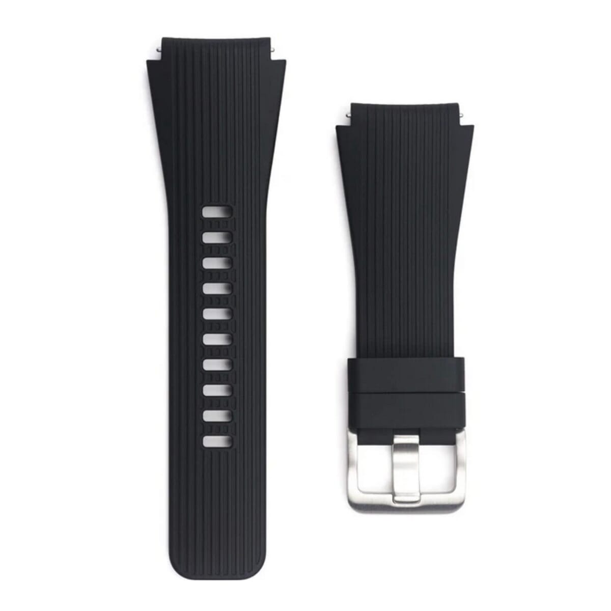 22mm Black Silicone Strap Zeblaze Vibe 7 Lite