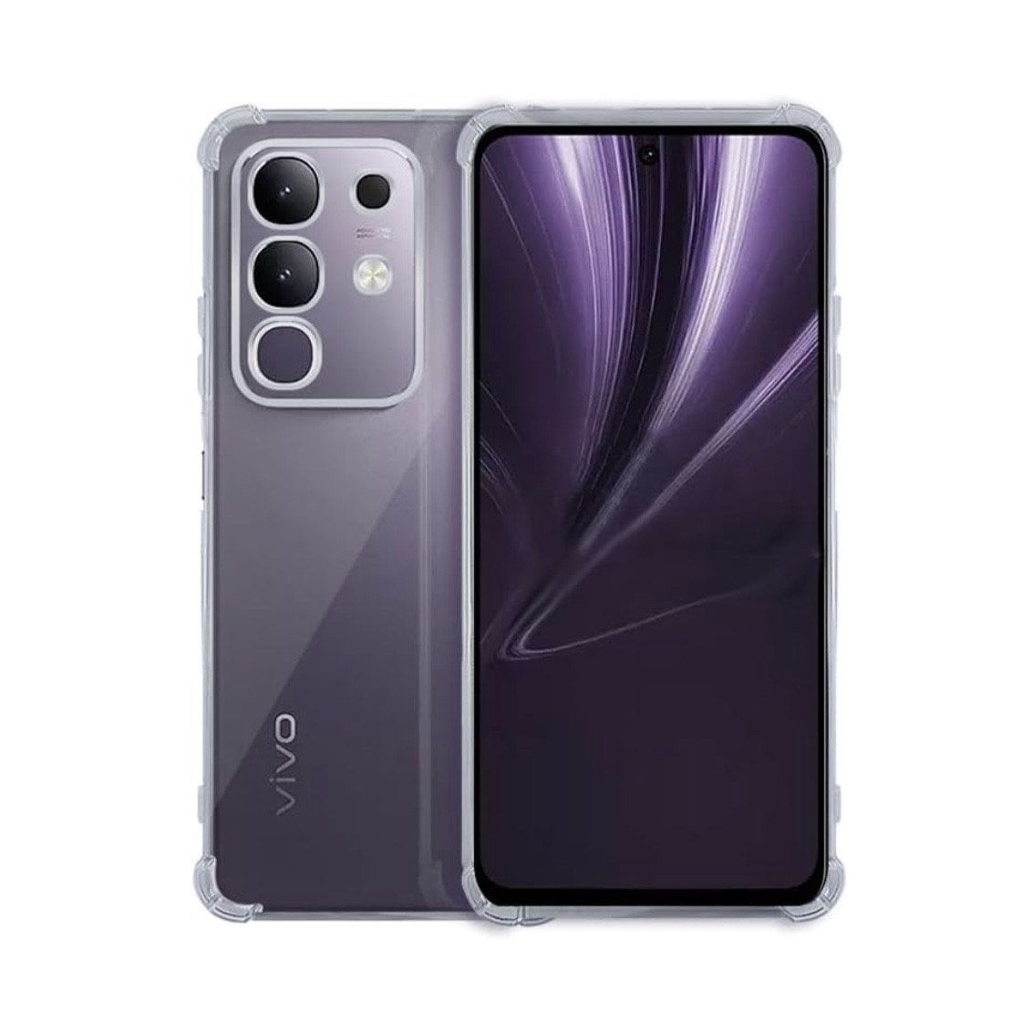 Vivo Y29 4G Transparent Mobile Back Case Shock Proof Design Camera Edges Protection Crystal Clear Phone Case Silicon Soft TPU and Flexible Bumper Phone Cover