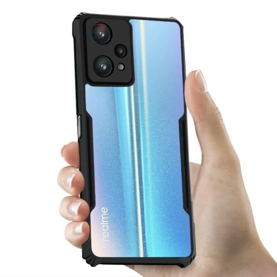 Ipaky Case With Back Transparent And Soft Edge For Realme Q5  (5G)