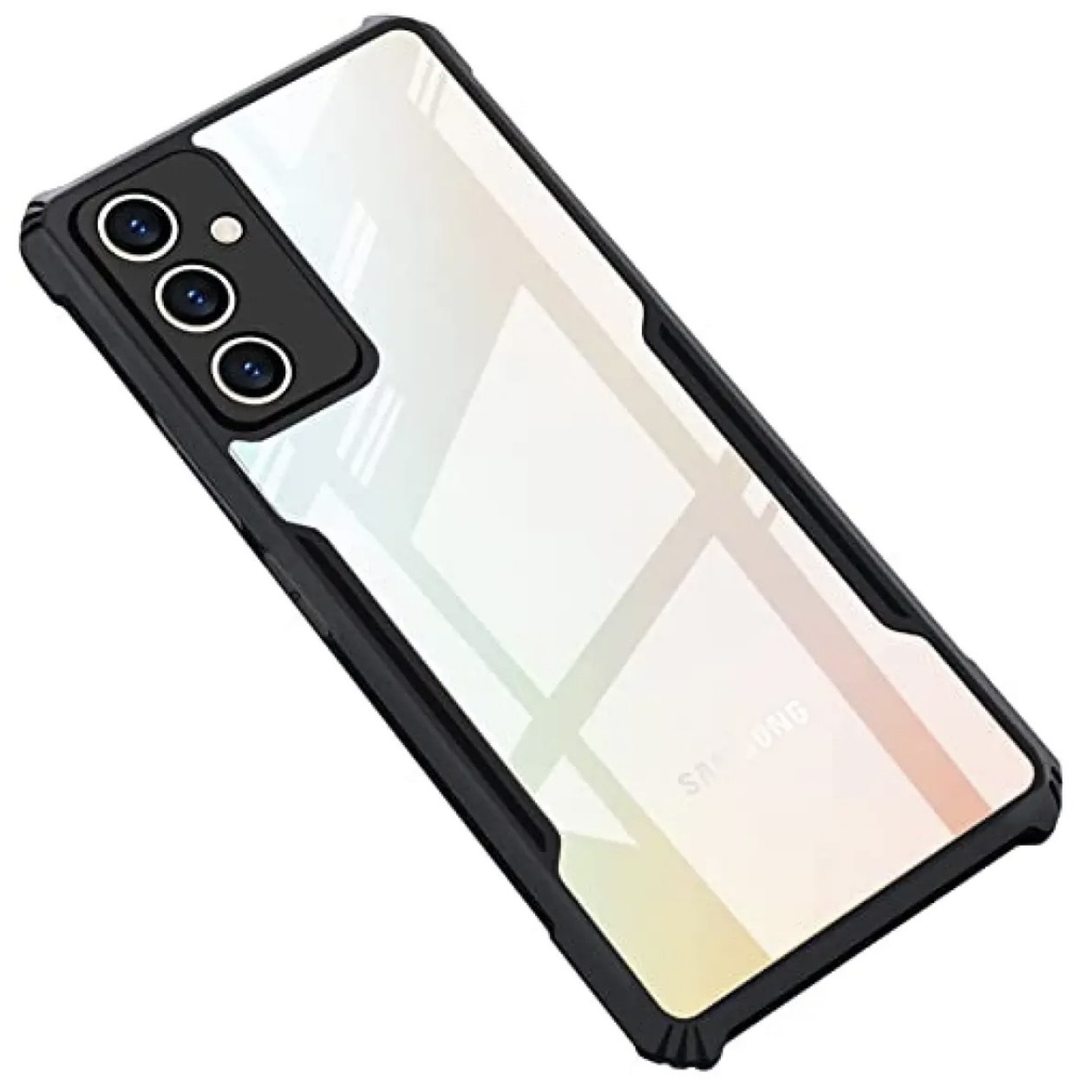 Samsung A34 (16.2cm) & A54 (15.8cm) Clear Transparent With Bumper Cover Case -Non Yellowing