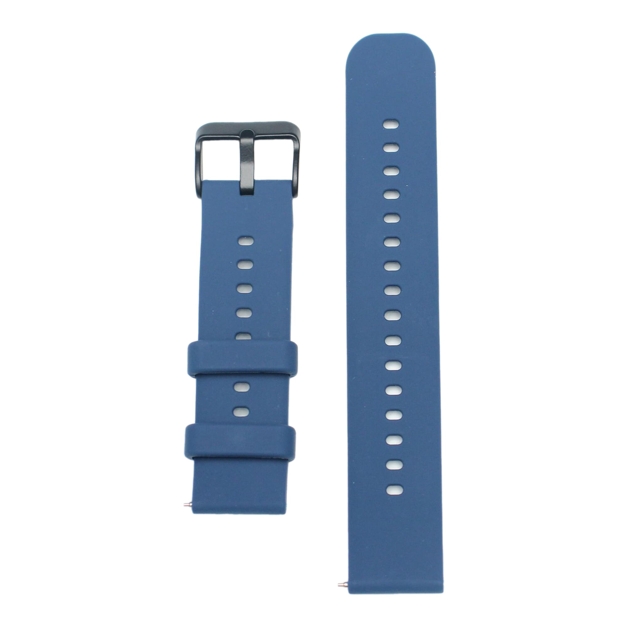 Blue Square 22mm Silicone Strap For Haylou GST Smartwatch