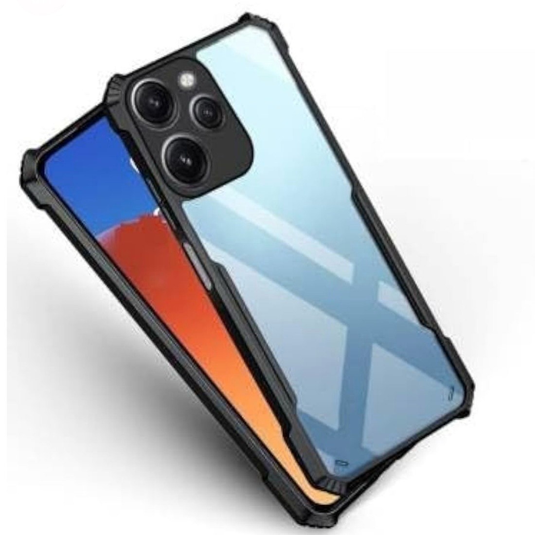 Infinix Smart 8/Smart 8 HD/BG7/Spark 20 Spark Go 2024/lte P55 4G/Smart 8+ Spark 20c/BG6/X6225/Hot 40i/KJ5 Clear Transparent With Bumper Cover Case -Non Yellowing