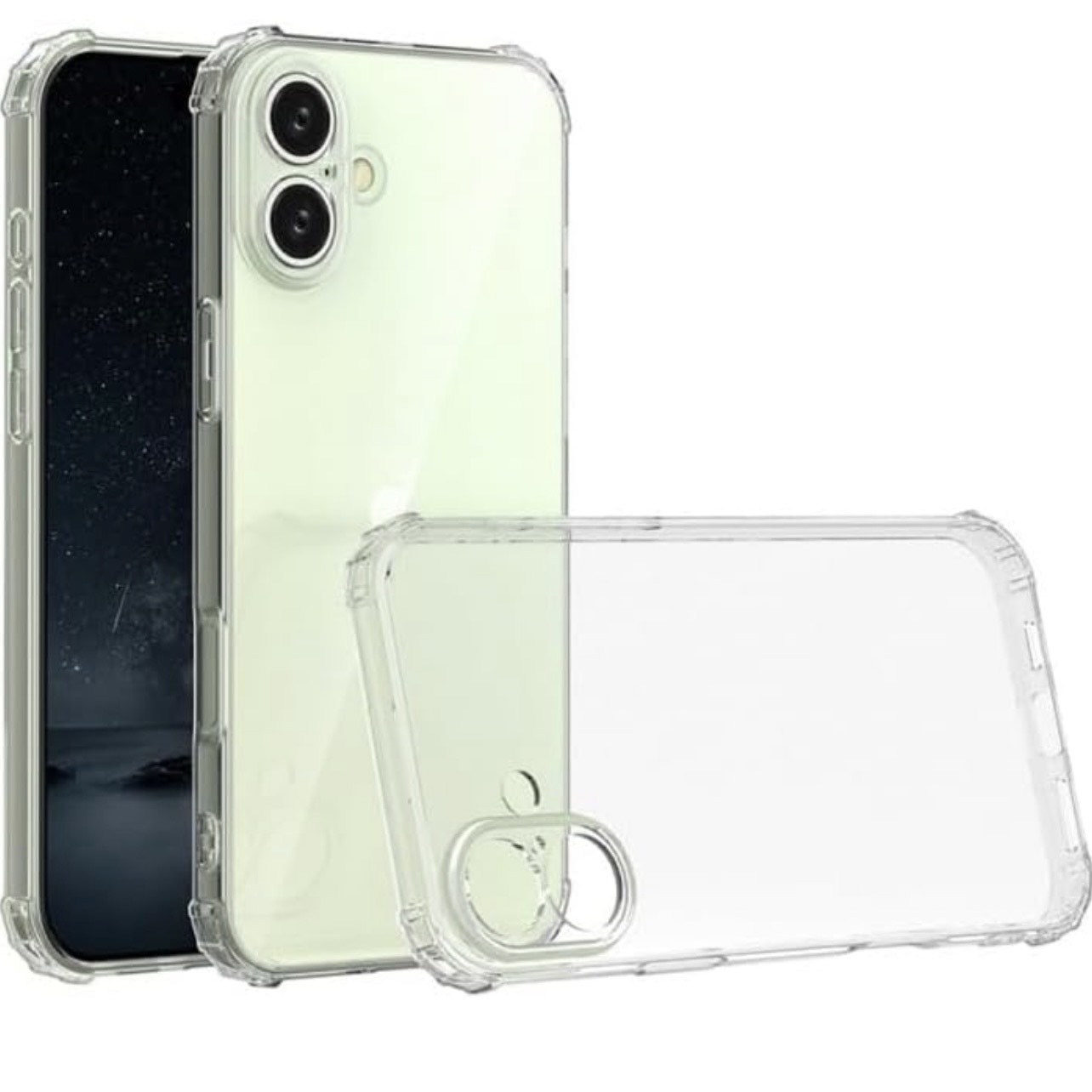 Apple iPhone 16 Back Cover Premium TPU Bumper Shockproof Case