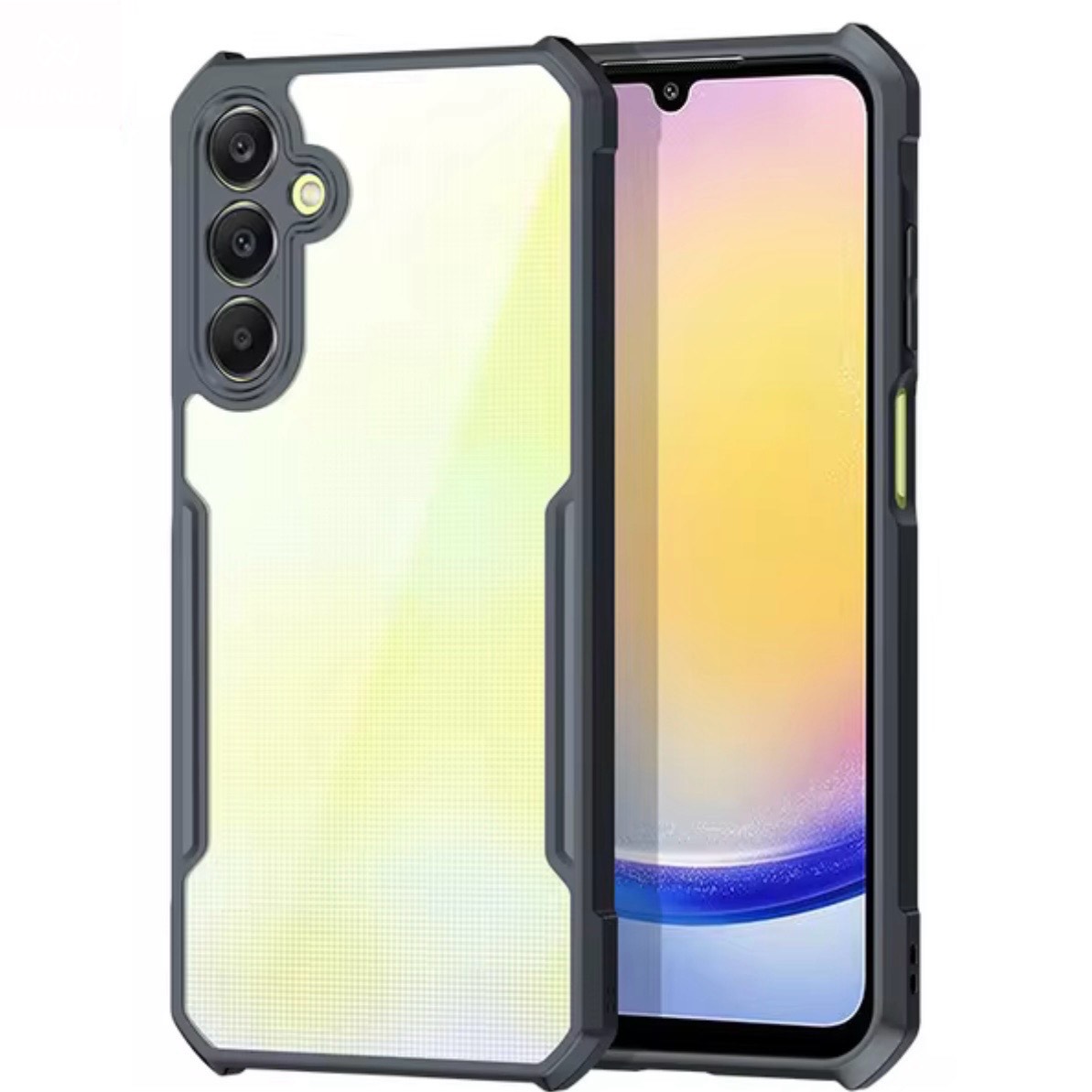 Samsung Galaxy A25 ( 5G) Clear Transparent With Bumper Cover Case - Non Yellowing