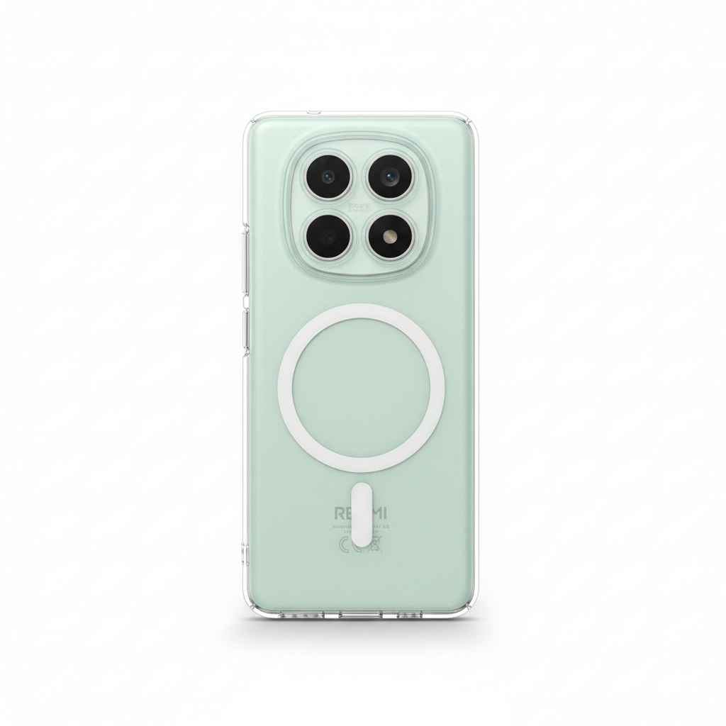 Redmi Note 15 Pro Plus 5g Compatible with MagSafe | Shockproof | Transparent | Stylish Protective Design | Transparent