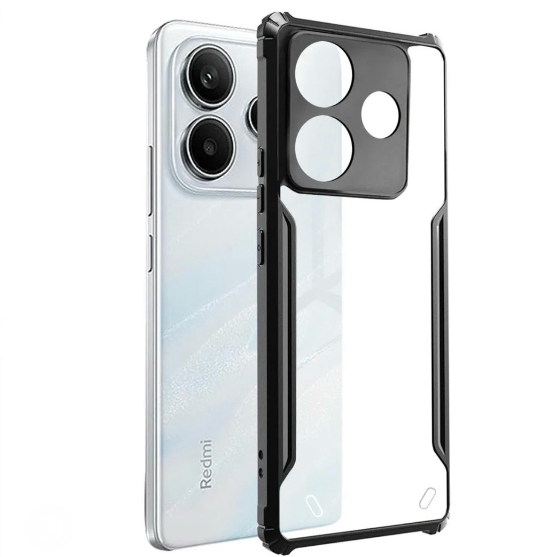 Redmi note 14 (5G) Clear Transparent With Bumper Cover Case - Non Yellowing