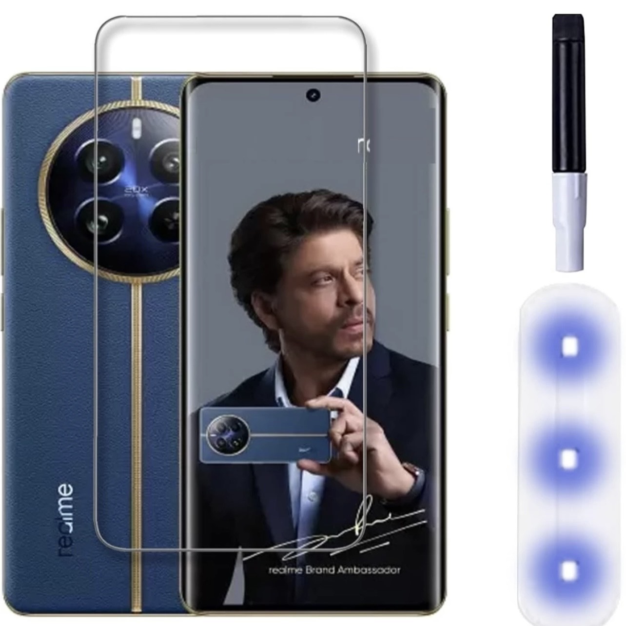 3D Curved Tempered Glass For Realme 12 Pro Screen Protector