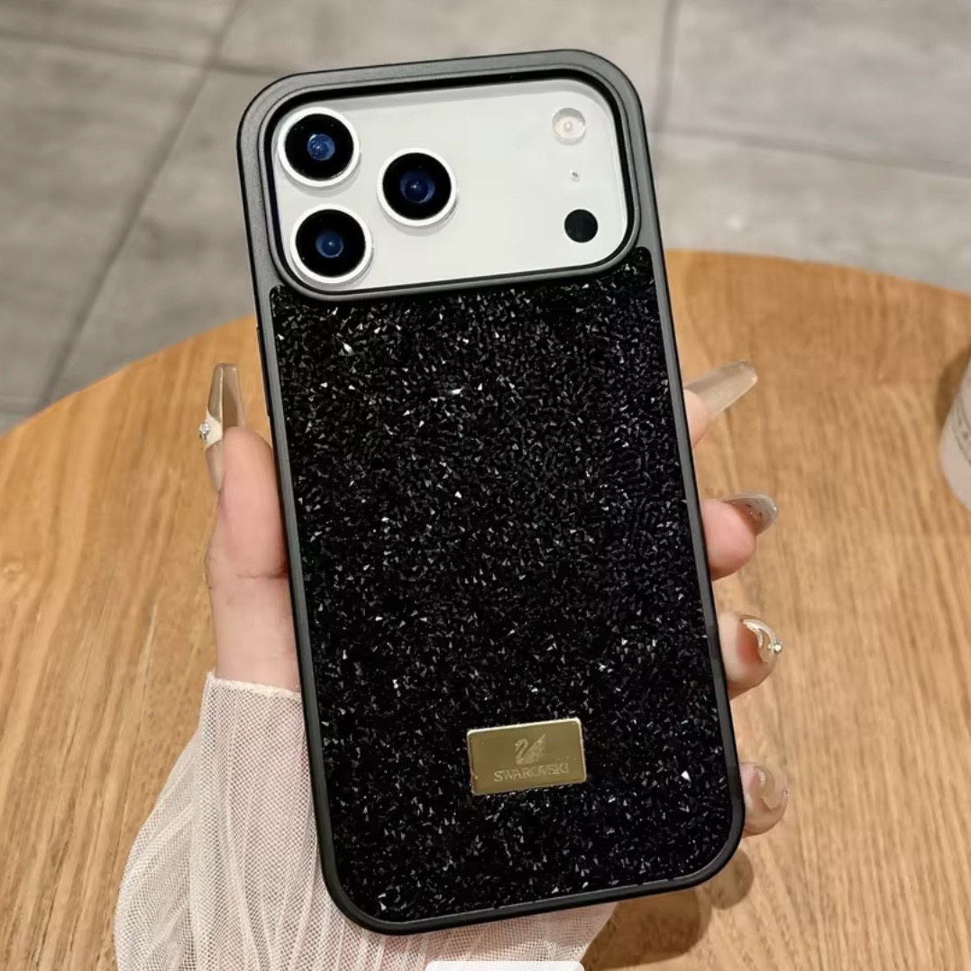 Luxury Glittering Diamonds for iPhone  17 Pro Max Phone Case Electroplated High-grade Full Coverage Protective Cover