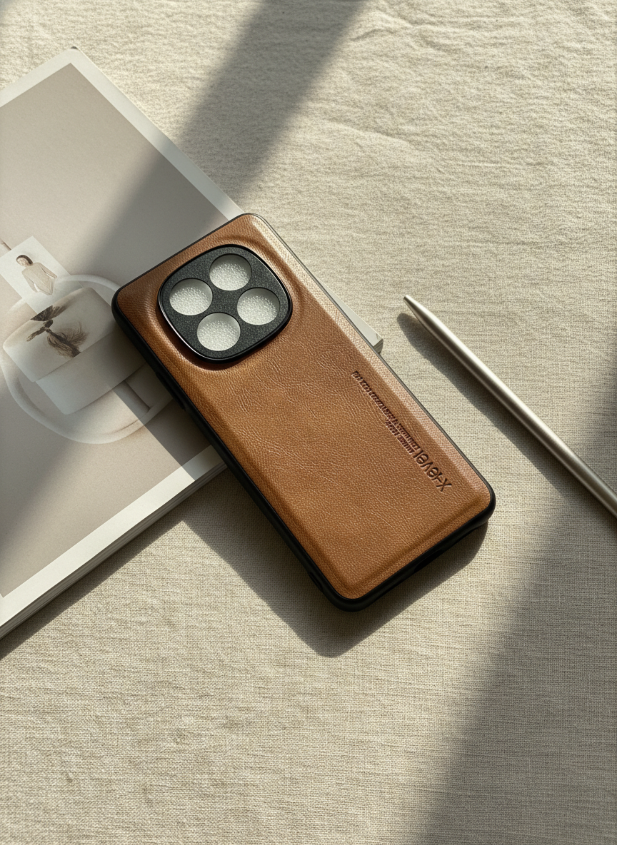 Redmi Note 15 Pro (5G) X- Level Leather Anti-fall Protection Shockproof Phone Cover