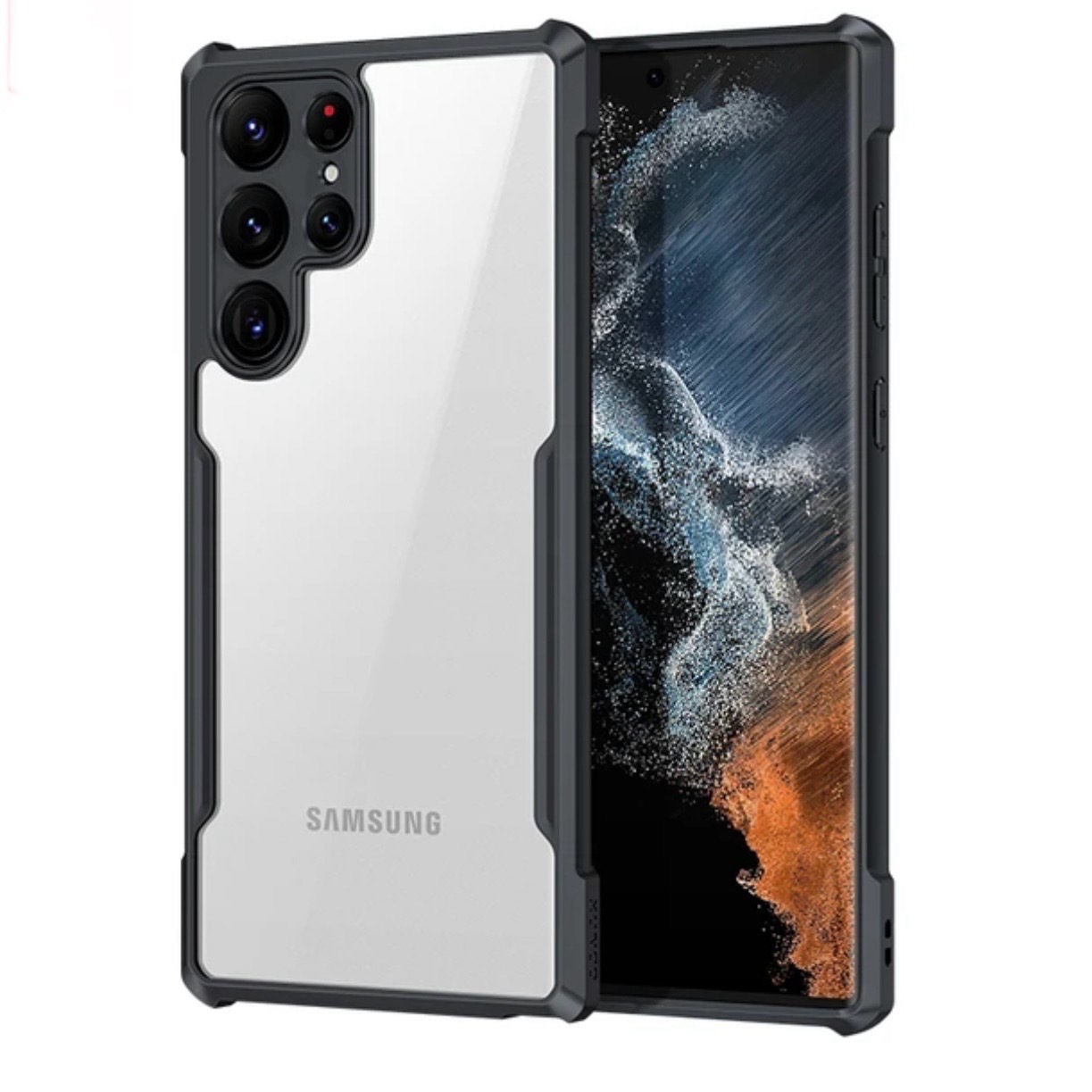 Luxury Clear Protective Mobile Cell Phone Case For Samsung S22 Ultra