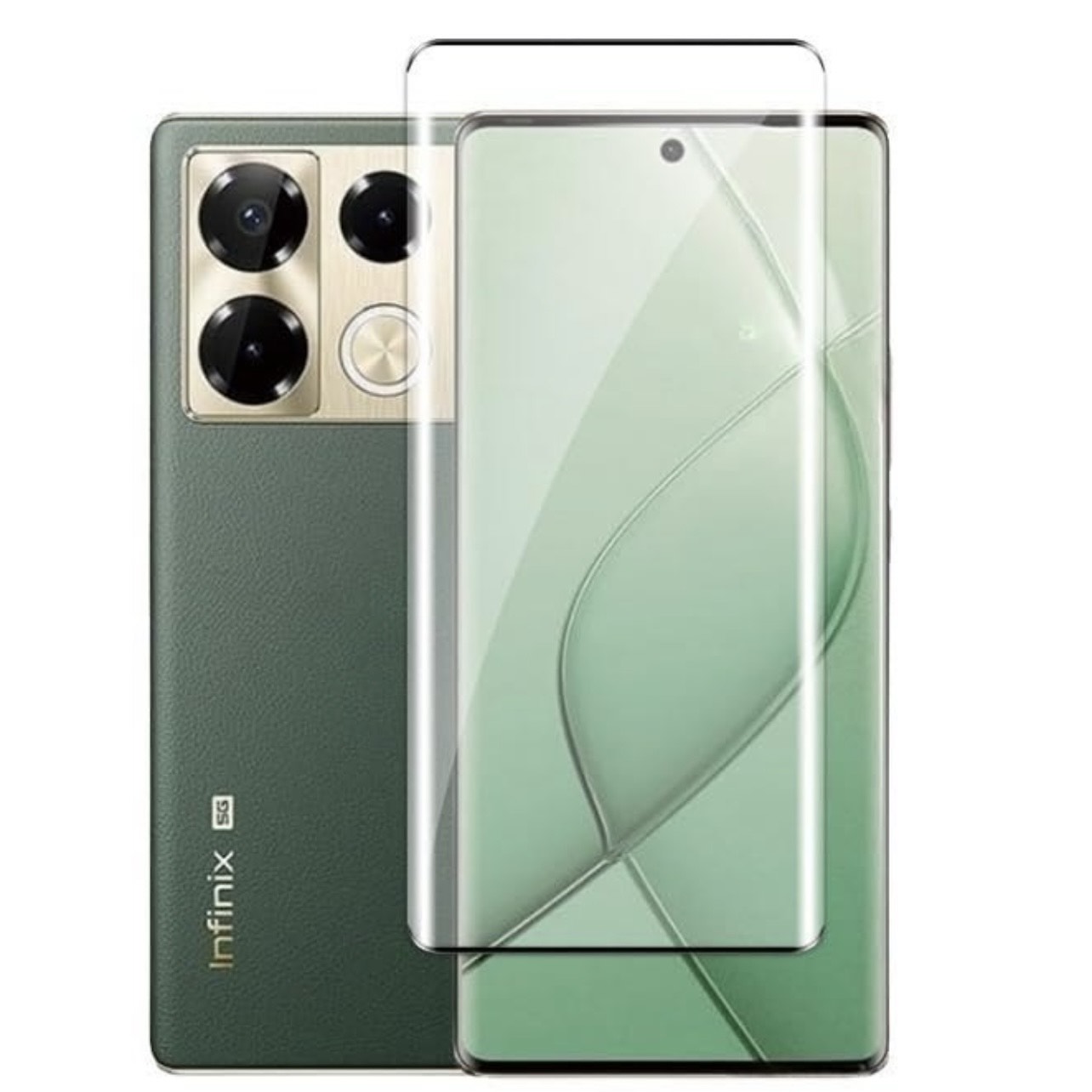 For Infinix Note 40 Pro Full Cover Protective Tempered Glass