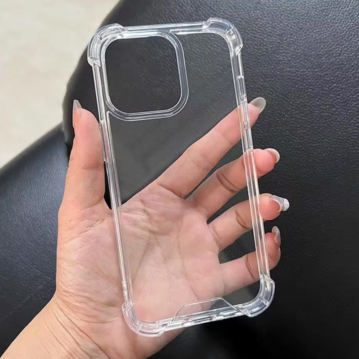 Apple iPhone 16 Pro Back Cover Premium TPU Bumper Shockproof Case
