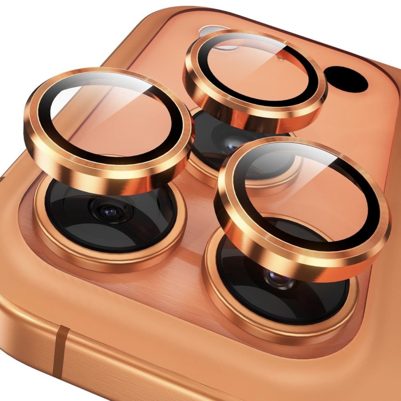 Metal Camera Lens Protector Mobile Phone Custom Tempered Glass Film Camera Lenses Glass for iphone 17 Pro